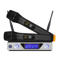 Professional Handheld UHF Wireless Microphone Handheld Professional Microphone UHF868 KTV Microphone Wireless Microphone(EU Plug