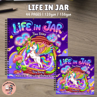 LIFE IN JAR Coloring Books 44pages