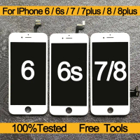 Paparan LCD untuk iPhone 8, Kualiti A++ +, Pemasangan Digitizer Skrin Sentuh LCD, Serasi dengan iPho