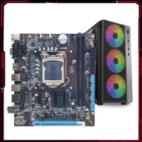H110 LGA 1151 Motherboard Dual-Channel DDR4 Memory Gaming Mainboard Support Intel Core i3/i5/i7 6/7/8th CPU Processor Mainboard