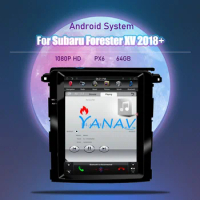 2 Din Android Unit For Subaru Forester XV 2018+ Tesla style screen Car GPS navigation radio multimedia player Wireless Carplay