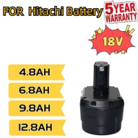 18V 4.8/6.8/9.8/12.8Ah Ni-CDEB1814SL EB1820 Rechargeable Replacement Battery for Hitachi Power Tools DS18DL DS18DFL DS18DVF3