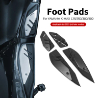 For Yamaha XMAX 125 250 300 400 2023- X-MAX X MAX Motorcycle Accessories Footrest Foot Pads Pedal Plate Pedals