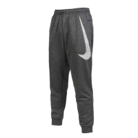 【NIKE 耐吉】男內刷毛運動長褲-慢跑 訓練 THERMA-FIT 麻花深灰(FZ1075-010)