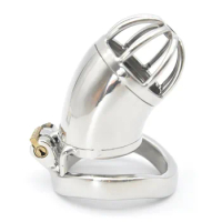 CB6000 Long Cock Cage Stainless Steel Metal Chastity Cage Male Chastity Device Penis Lock Sex Toys For Men Cbt BDSM Cock Sleeve
