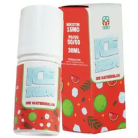 Liquid Saltnic Ice Brew Fresh Fruity Series 15MG 30ML By Nusa Indonesia ICE WATERMELON