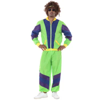 Carnival Party Halloween Men Retro 60s 70s Hippie Cosplay Costume for Adult Hippie Rock Disco Night Club Outfits Fancy Dress
