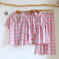 ชุดนอน Muslin Pajamas Organic bamboo รุ่น Shella Pink (A1084 B1084 E1084) | ชุดนอนผู้หญิง คําแนะนําผ