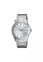 Casio Men's Analog Watch MTP-1239D-7A Silver Stainless Steel Band Watch for men