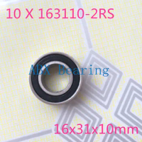 10pcs/lot 163110-2RS 163110 ball bearing 16x31x10mm 163110 2RS bike axis repair bearing unstandard 6002-2RS 16x30x10 163010