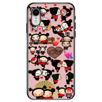 เคสอัลตร้า iPhone, เคสอาร์ตคู่น่ารัก Pucca Garu, ปรับแต่งได้, เคสโทรศัพท์แบบเต็มตัว, ฝาครอบป้องกัน T