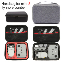 Bag for DJI Mini 2 Remote Controller Case Batteries Handbag Balck Portable Travel Drone for DJI Mavic Mini 2 Drone Accessories