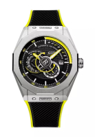 Bonest Gatti 自動中性不鏽鋼手錶，橡膠錶帶