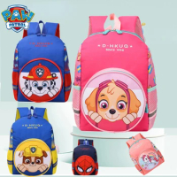 Paw Patrol Schoolbag Kawaii Anime Cartoon Book Bag Paw Patrol Toys Chase Skye Marshall Rubble Backpack Children Birthday Gift