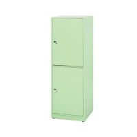 【·Fly· 飛迅家俱】2門綠色塑鋼置物櫃深40cm