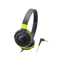 鐵三角 ATH-S100 黑綠色 兒童耳機 大人 皆適用 耳罩式耳機 無麥克風版 | 金曲音響