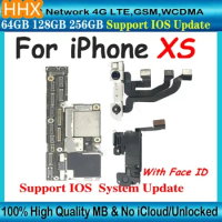 Free Shipping For iPhone XS / X S Motherboard 64gb/256gb Mainboard With / Without FACE ID Full Chips Original Logic Board Plate