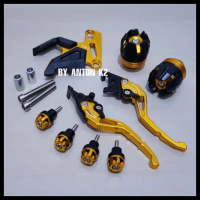 JALU AS RODA DEPAN VARIASI AEROX 155 SEPAKET 4 ITEM - GOLD