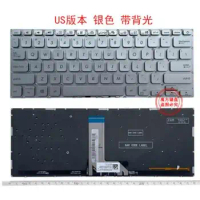 US Keyboard for ASUS X409 X409UA X409FA X409JA A409 A490M Y4200 Y4200F Y4200DA Y4200FB V4200J V4200E M4200U silver Backlit
