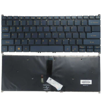 US laptop keyboard For Acer Swift 5 SF514-52 SF514-52T-590U backlight blue