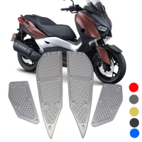Motorcycle Step Footrest Footpads Pedal Plate Cover For Yamaha XMAX 300 X-MAX 250 300 2017-2018
