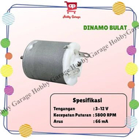 Mini Motor DC Dinamo R280 R150 Mainan Tembakan Kipas Remote Control 3.7V 7.4V 12V Bulat,5