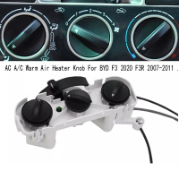Car Air Conditioner Control Switch Panel AC A/C Warm Air Heater Knob for BYD F3 2020 F3R 2007-2011