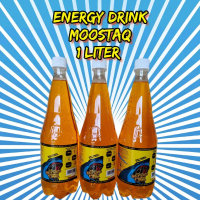 Combo 3Botol Air Tenaga Berkarbonat , energy drink 1liter moostaq