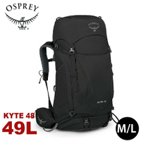 【OSPREY 美國 Kyte 48 登山背包《黑M/L》49L】自助旅行/雙肩背包/行李背包