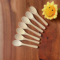 Design Sense High-End Tableware Chinese Style Wooden Spoon Wooden Spoon Small Spoon Creative Bamboo 