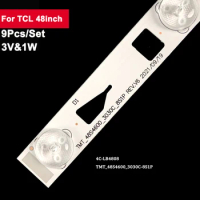 537mm 3V Led TV Backlight Strip For TCL 48inch TMT_48S4600_3030C-8S1P 9Pcs/Set Bar Tv Repair 48S4610 D48E167 L48F1600E B48E650