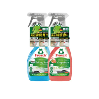 【Frosch】德國小綠蛙 廚房重油污清潔劑/噴霧500ml 去除油垢/分解油汙(*3入)