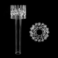 1Set Aquarium Skimmer Acrylic Lily Pipe Spin Surface Degreasing Filter Fish Tank