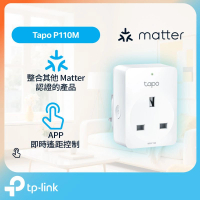 TP-Link Tapo P110M Matter 迷你 WiFi 智能插座 (能源監控)           