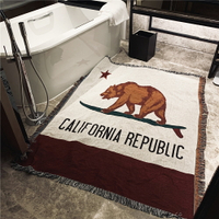 California Republic 加州美式風情 美國 加利福尼亞州 沙發毯