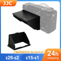 JJC máy ảnh LCD Hood Shade Bìa bảo vệ màn hình dù để che nắng bảo vệ cho Sony a6400 a6100 A6600 A6000 A6300 A6500 Phụ Kiện máy ảnh