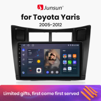 Junsun V1 Pro 8G+256G For Toyota Yaris 2005 2006 - 2012 Car Radio Car video players CarPlay Android Auto GPS No 2 din 2din DVD