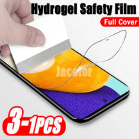 1-3PCS Front Hydrogel Film For Samsung Galaxy A52 A52s A72 A02s A12 A22 A32 A42 5G 4G A 52 32 22 5 G Protection Screen Protector