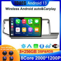 Android 13 carplay For HONDA STEPWGN 2009-2015 Fit 3 GP GK 2013 - 2020 Car Radio Multimedia Video Player Navigation stereo GPS