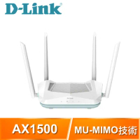 D-Link 友訊 R15 AX1500 Wi-Fi 6 Gigabit 雙頻無線路由器分享器