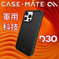 美國 CASE-MATE iPhone 16 Pro Max Tough D3O 極強悍 MagSafe 防摔手機殼 - 黑