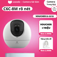 Camera WI-FI Trong Nhà Ezviz C6C-8MP Rõ nét, Đàm thoại 2 chiều, Ghi hình màu ban đêm, Nhận dạng cử 