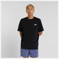 NEW BALANCE 短T NB 黑色 刺繡550 純棉 短袖 男 MT51964BK