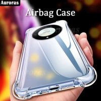 Auroras For Honor Magic6 Lite 5G Case Transparent Airbag Silicone Shockproof Shell For Honor Magic 5 Lite X9B X9A Cover Fundas