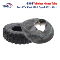 Atv Go Kart Mini Quad 4.10-6 Inch Tires Snowplow Tubeless Tires