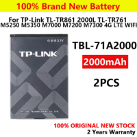 100% Genuine 2000mAh TBL-71A2000 Battery For TP-Link TL-TR861 2000L TL-TR761 M5250 M5350 M7000 M7200