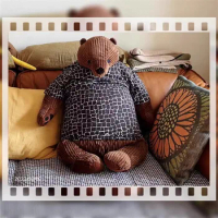100cm Giant Simulation Teddy Bear Toy Plush teddy Bear Stuffed Animal Doll for Kids Baby Lifelike Home Decor Girls Birthday Gift