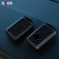 ABS Carbon Fiber Car Key Case Cover Shell For Mazda 3 Alexa CX30 CX-4 CX5 CX-5 CX8 CX-8 CX-30 CX9 CX-9 Protected Fob Accessories