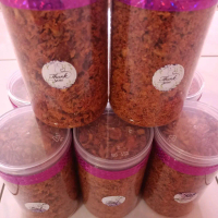 Sambal Garing Ikan Bilis & Sambal Garing Udang Geragau Pedas