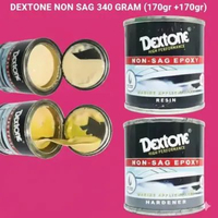 Dextone Non Sag Epoxy 170 gr Lem Campur 2 Komponen Resin Hardener, Lem Kapal bocor, Marine non sag D